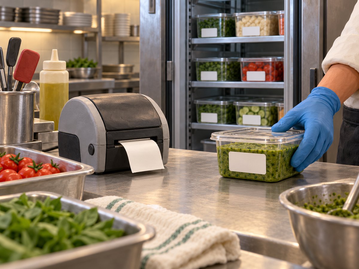 Etichette HACCP in cucina: perché la scadenza scritta a mano è l’anello debole